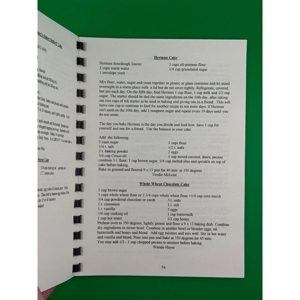 Cantwell First Cousins Cookbook Family Recipes Spiral Bound Community Texas